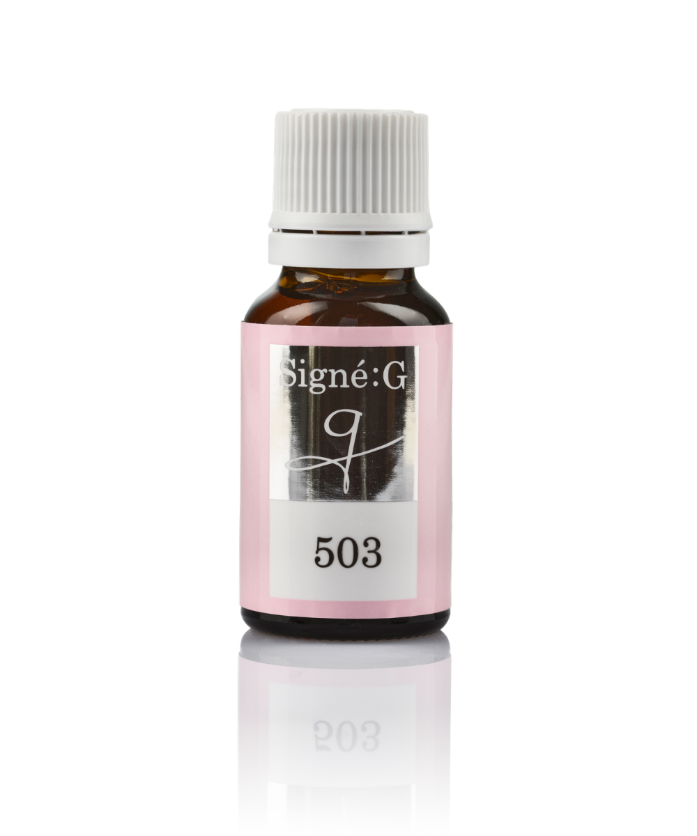 SG 503 burns - with wheat germ oil.